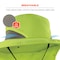 Ergodyne L/XL Lime Ranger Hat - Neck Shade 8934 - alternate 4